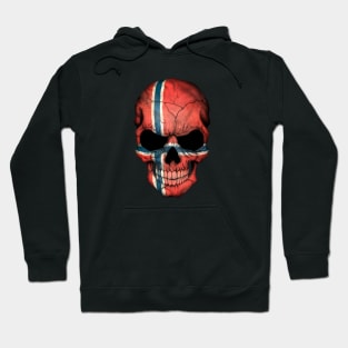 Norwegian Flag Skull Hoodie